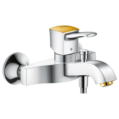 Смеситель для ванны Hansgrohe METROPOL Classic 31340090, хром/золото