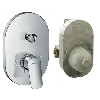 Смеситель для ванны Hansgrohe LOGIS 71409000