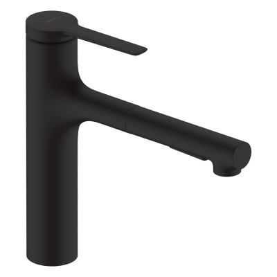 Смеситель для кухни Hansgrohe ZESIS M33 74804670 с вытяжным изливом, (Sbox lite , цвет-черный матовый) Смеситель для кухни Hansgrohe ZESIS M33 74804670 с вытяжным изливом, (Sbox lite , цвет-черный матовый)