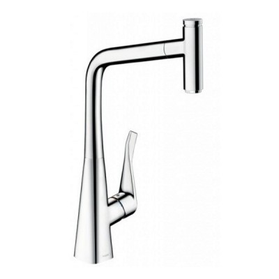 Смеситель для кухни с выдвижной изливом Hansgrohe TALIS Select S 72822000, хром