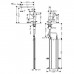 Смеситель для кухни Hansgrohe TALIS M54 72809000 с вытяжным изливом, (1jet, sBox, хром)