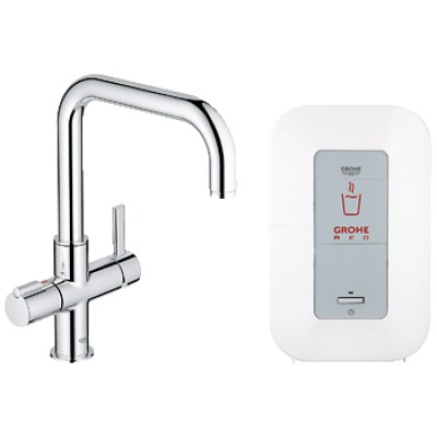 Смеситель для кухни c бойлером Grohe Red Duo 30145000