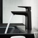 Смеситель для умывальника с донным клапаном Hansgrohe TALIS E 71710670, чёрный матовый