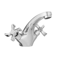 Смеситель для умывальника двухвентильный RJ BREEZE, хром,(RBZ017-1) Смеситель для умывальника двухвентильный RJ BREEZE, хром,(RBZ017-1)