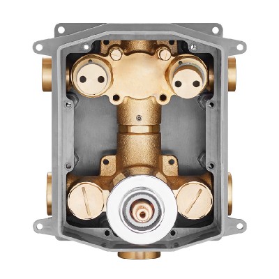 Смеситель для душа скрытого монтажа Imprese SMART CLICK на 2 потребителя, хром, (ZMK101901201)