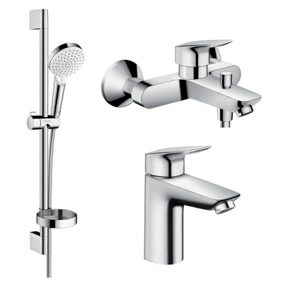 Набор смесителей для ванны Hansgrohe LOGIS Loop 1082019 (71100000+71400000+26553400)