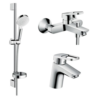 Набор смесителей для ванны Hansgrohe LOGIS Loop 1042019 (71150000+71244000+26553400)