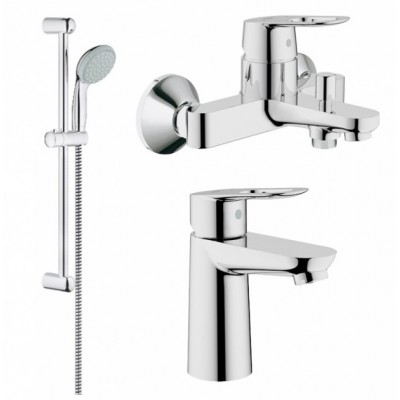 Набор смесителей для ванны Grohe BAULOOP 123214S (23337000+23603000+27598001)