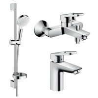 Набор смесителей для ванны Hansgrohe LOGIS Loop 1062019 (71151000+71244000+26553400) Набор смесителей для ванны Hansgrohe LOGIS Loop 1062019 (71151000+71244000+26553400)