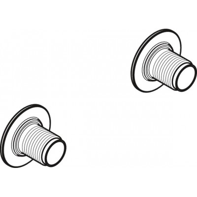 Пластиковые крепежи Hansgrohe 96118000 Пластиковые крепежи Hansgrohe 96118000