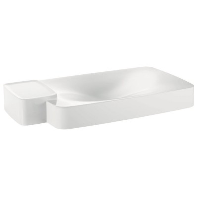 Раковина настенная Hansgrohe Axor Bouroullec 19946000, (866х503мм, одна полочка)