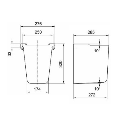 Полупьедестал Kolo NOVA PRO (M37100000)