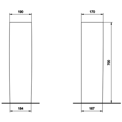 Пьедестал Kolo PRIMO для комплектации с К81150/ К81155/ К81160/ К81955/ К81965/ К81975 (K87000000)