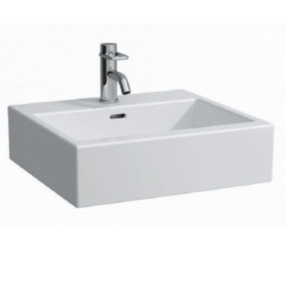 Раковина Laufen LIVING CITY H8174310001041 (500*4600мм, с 1-м отв. под смеситель, с отверстием перелива, монитруется сверху)