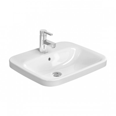 Умывальник Duravit DURASTYLE 56*45,5см, встраиваемый, с переливом 374560000