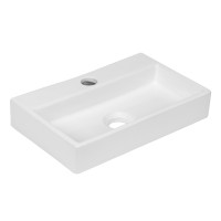 Умывальник прямоугольный с отверстием под смеситель Volle 13-01-11, (38*24*7см ) Умывальник прямоугольный с отверстием под смеситель Volle 13-01-11, (38*24*7см )