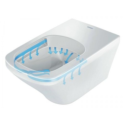 Унитаз подвесной Duravit DURASTYLE без смывного края+ крепление Durafix 2551090000 Унитаз подвесной Duravit DURASTYLE без смывного края+ крепление Durafix 2551090000
