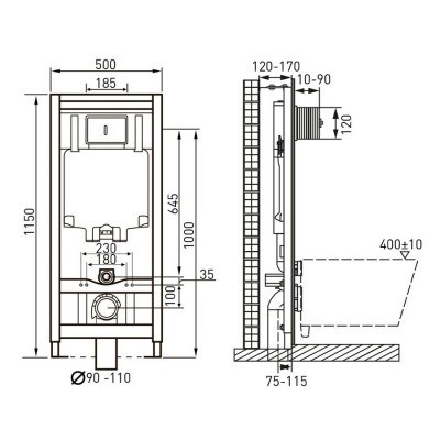 Инсталляция Volle MASTER 141515 + Унитаз Kolo IDOL сиденье полипропилен + клавиша хром (M1310000U+141515) Инсталляция Volle MASTER 141515 + Унитаз Kolo IDOL сиденье полипропилен + клавиша хром (M1310000U+141515)
