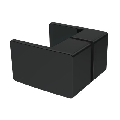 Душевая кабина 120*90*200см Volle DE LA NOCHE 10-40-195-black (стекла + двери) реверсивная, распашная, стекло прозрачное 8мм