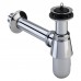 Сифон для умывальника с выпуском 1 1/4 Viega 102845, (патрубок 100мм, хром)