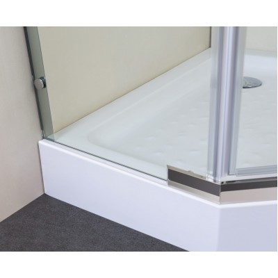 Душевая кабина EGER TALÁNY 90*90*205 см, на поддоне 15 см, профиль хром, стекло прозрачное 10 мм (599-555)