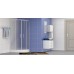 Душевая кабина 90*90*200см Eger TISZA 599-021, (на мелком поддоне, профиль белый, стекло "Zuzmara")