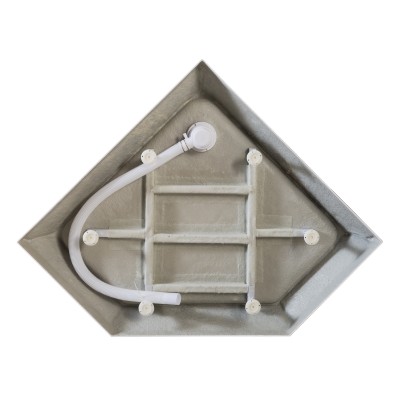 Душевой поддон EGER STEFANI 599-535/2 (90х90 см пятиугольный, акриловый)