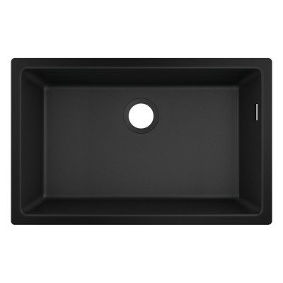 Мойка для кухни Hansgrohe S510-U660 43432170, цвет черный графит