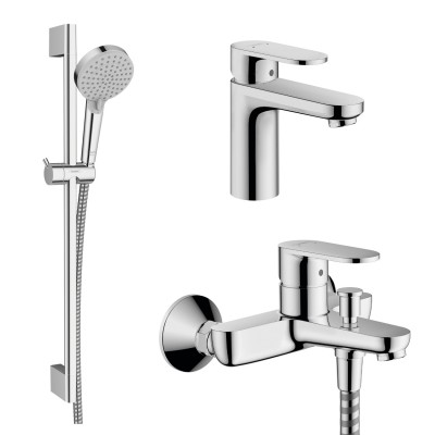 Набор смесителей для ванны Hansgrohe VERNIS BLEND 71551112 (71551000+71440000+26275000)