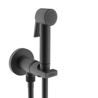 Гигиенический душ Bossini PALOMA-FLAT E34003.073, черный матовый Гигиенический душ Bossini PALOMA-FLAT E34003.073, черный матовый