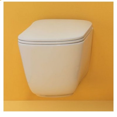 Унитаз подвесной безободковый Kerasan 5114 01 Tribeca (шумоизоляция + крепеж WB9N, без ободка, белый) Унитаз подвесной безободковый Kerasan 5114 01 Tribeca (шумоизоляция + крепеж WB9N, без ободка, белый)