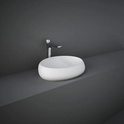 Раковина на столешницу RAK Ceramics CLOUD CLOCT6000500A, (белый матовый, 60см)