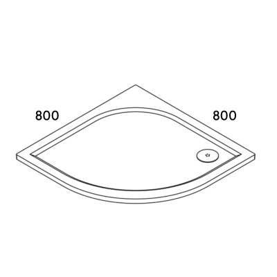 Поддон душевой 800х800 мм SAN SWISS WAR55080004 TRACY