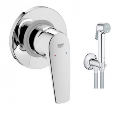 Гигиенический душ скрытого монтажа Grohe Bau Flow 121646