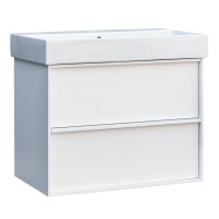 Тумба 70 с умывальником и сифоном DEVIT QUADRA 083070WB (белая матовая) Тумба 70 с умывальником и сифоном DEVIT QUADRA 083070WB (белая матовая)