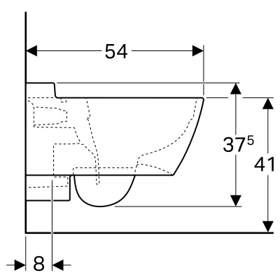 Унитаз подвесной Geberit Xeno2 500.500.01.1, (Rimfree, покрытие KeraTect, белый глянец)