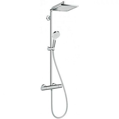 Душевая система Hansgrohe Crometta E Showerpipe 240 1jet EcoSmart 27281000
