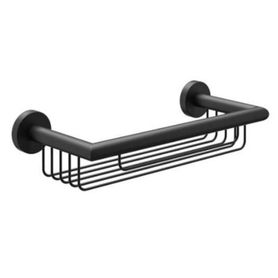 Полка для душа из нержавеющей стали GENWEC GW05 75 04 03 Nimbus, черный матовый Полка для душа из нержавеющей стали GENWEC GW05 75 04 03 Nimbus, черный матовый