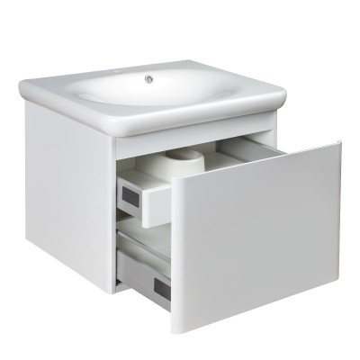 Тумба подвесная DEVIT Fly 0020120W с умывальником 60 см