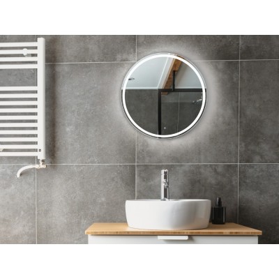 Круглое зеркало d80см с LED подсветкой и тачсенсором DEVIT AllRound 5501080