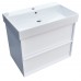 Тумба 70 с умывальником и сифоном DEVIT QUADRA 083070WB (белая матовая) Тумба 70 с умывальником и сифоном DEVIT QUADRA 083070WB (белая матовая)