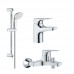 Набор смесителей для ванной Grohe Bau Flow 121624 S