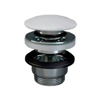 Донный клапан RAK Ceramics FEELING DUO000500A Click-Clack, белый матовый Донный клапан RAK Ceramics FEELING DUO000500A Click-Clack, белый матовый