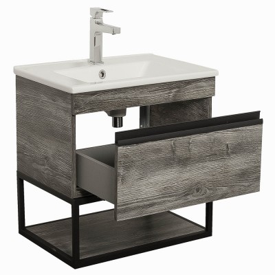 Тумба Aqua Rodos 12294 Loft-Iron (дуб морас) 65 см с умывальником Arte Тумба Aqua Rodos 12294 Loft-Iron (дуб морас) 65 см с умывальником Arte