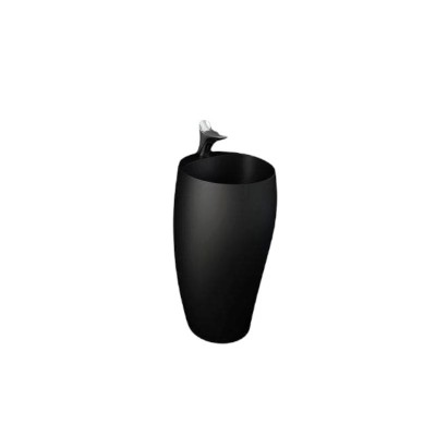 Раковина напольная монолитная RAK Ceramics CLOUD CLOFS5001504A, черный матовый