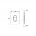 Клавиша смыва Grohe Arena Cosmopolitan 38844000,хром