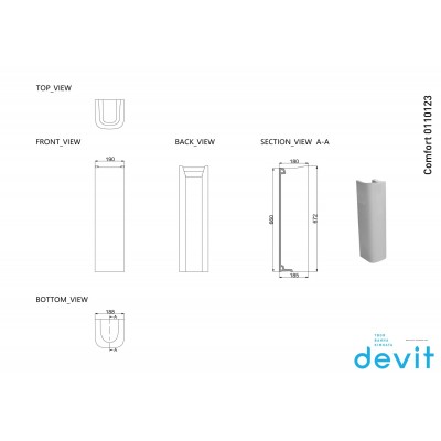 Пьедестал DEVIT COMFORT NEW 0110123