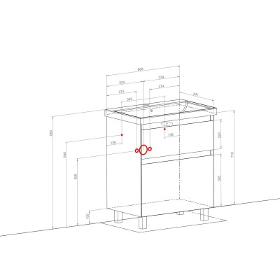 Тумба напольная с раковиной Aqua Rodos 70 Elite (7647) Тумба напольная с раковиной Aqua Rodos 70 Elite (7647)