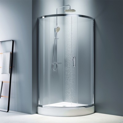 Душевая кабина AM.PM Like W83UG-315-090MT (90x90x200, стекло прозрачное, профиль матовый)