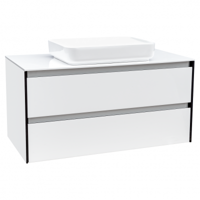 Тумба подвесная DEVIT CITY 0022160W с умывальником 100 см Тумба подвесная DEVIT CITY 0022160W с умывальником 100 см